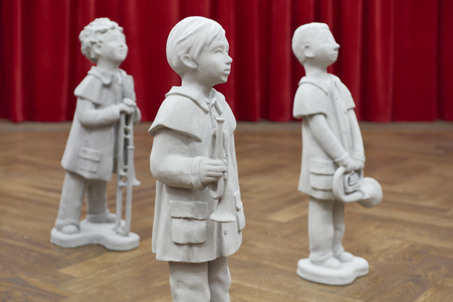 Diego Marcon, La Banda di Crugnola, 2023, detail view, in: Diego Marcon, Have You Checked the Children, Kunsthalle Basel, 2023, photo: Philipp Hänger / Kunsthalle Basel