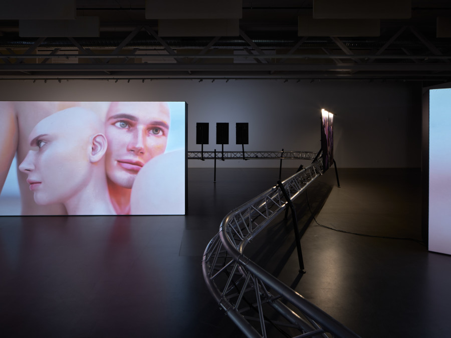 Installation view, Automated Photography, Galerie l’elac, 2022. Image: © ECAL/Florian Amoser.