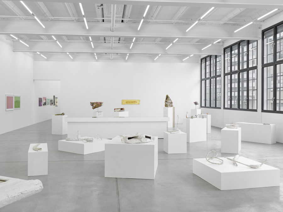 Installation view, Franz West, Die frühen Werke / Early Works, Galerie Eva Presenhuber, Maag Areal, Zurich, 2025. © Archiv Franz West © Estate Franz West. Courtesy the artist and Galerie Eva Presenhuber, Zurich / Vienna. Photo: Stefan Altenburger Photography, Zürich