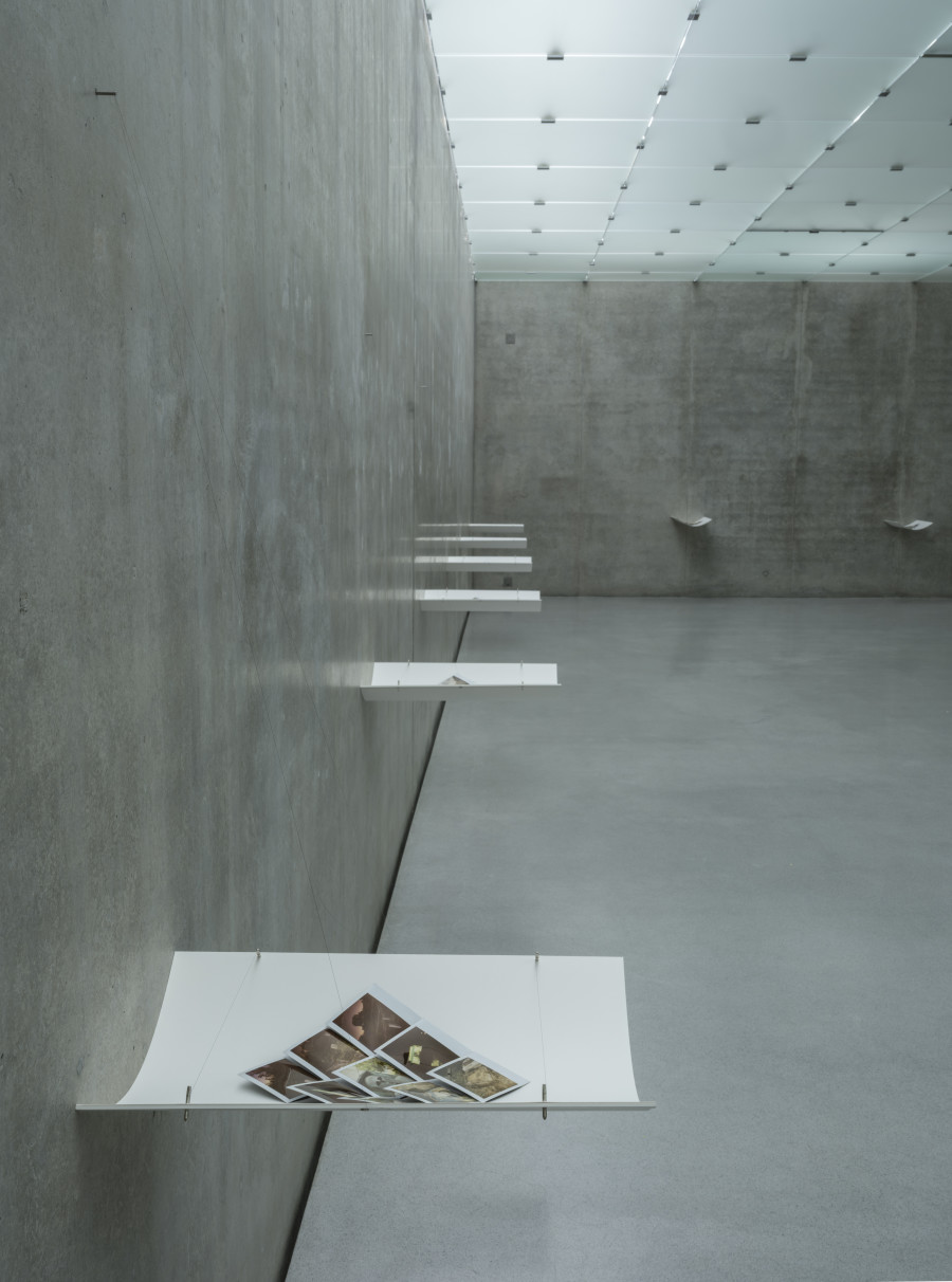 Cyprien Gaillard, When you expect flutes, it’s whistles, Exhibition view first floor Kunsthaus Bregenz, 2026. Geographical Analogies, 2006 – 2026. Photo: Timo Ohler. © Cyprien Gaillard, Kunsthaus Bregenz. Courtesy of the artist, Sprüth Magers, Gladstone Gallery