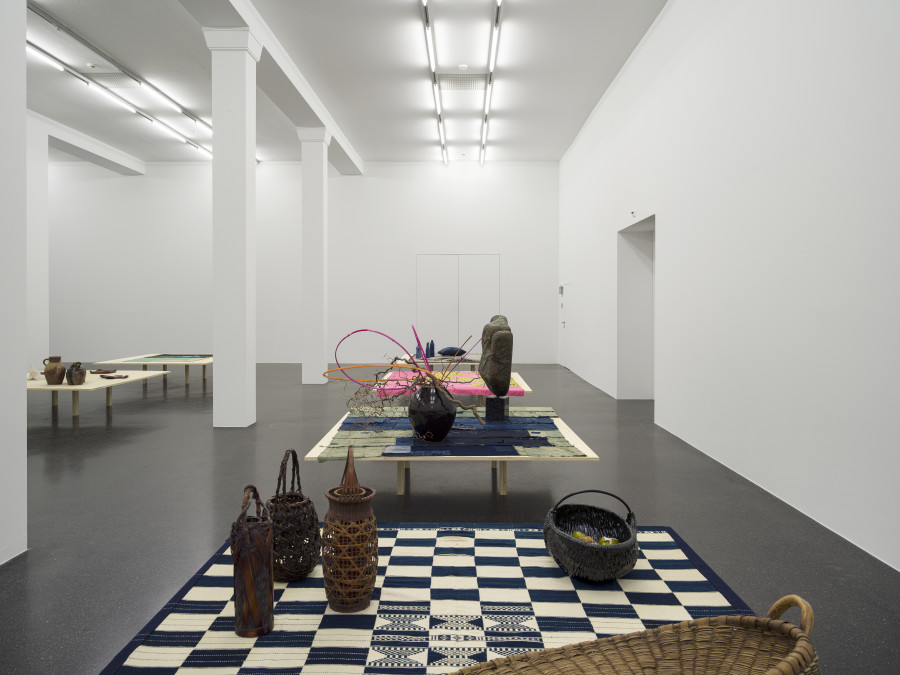 Installation view, CRAFT, curated by Nicolas Trembley, Galerie Francesca Pia, Zurich, 2023. Photo: Cedric Mussano