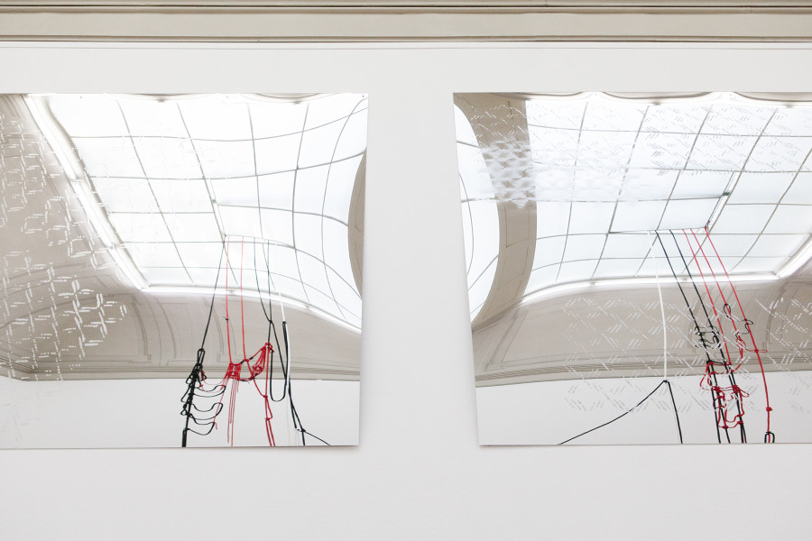 Exhibition view at Kunsthalle Winterthur with Untitled (2021), Detail Photo by Lisa Biedlingmaier