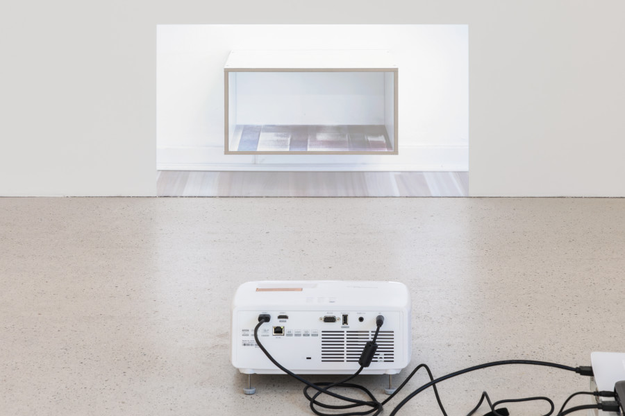 Gilles Jacot, Sorted, projected, 2025, beamer, media-player, 38 x 65cm