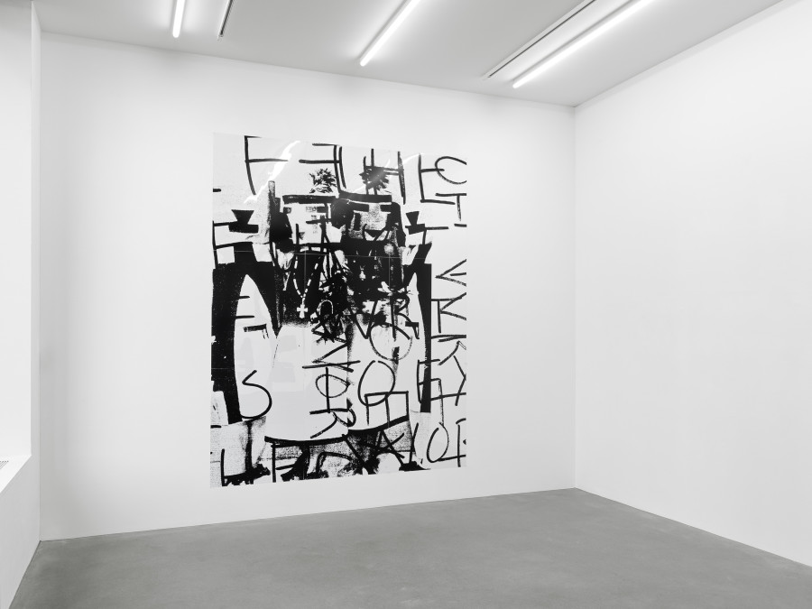 Installation view, Wall Works & Sculptures, Galerie Eva Presenhuber, Waldmannstrasse, Zurich, 2025. © the artists. Courtesy the artists and Galerie Eva Presenhuber, Zurich / Vienna. Photo: Stefan Altenburger Photography, Zürich
