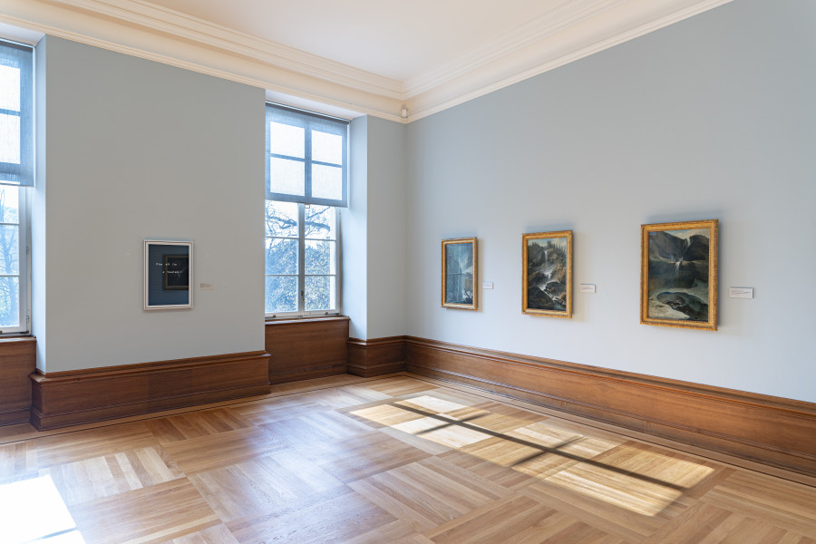 Bethan Huws, Word Vitrines, Installation Views, Kunst Museum Winterthur 2021, ©2021, Bethan Huws / ProLitteris, Zurich Photos: Reto Kaufmann