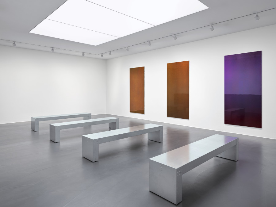 Exhibition view, Olivier Mosset, Drive Through, Tobias Mueller Modern Art, Zürich, 2026, Photo credit: Stefan Altenburger