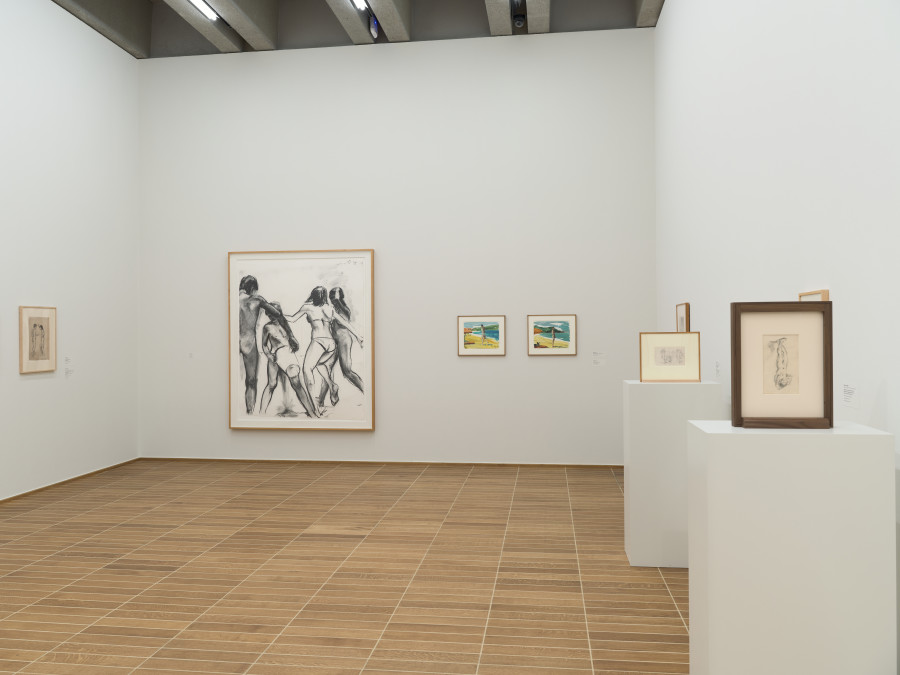 Exhibition view, Jasper Johns — The artist as collector, From Cezanne to de Kooning, Kunstmuseum Basel, 2023. Photo credit: Max Ehrengruber