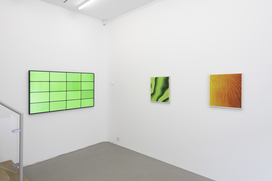 Exhibition view Melanie Smith “Four Positions in Painting“, Galerie Peter Kilchmann, 2022