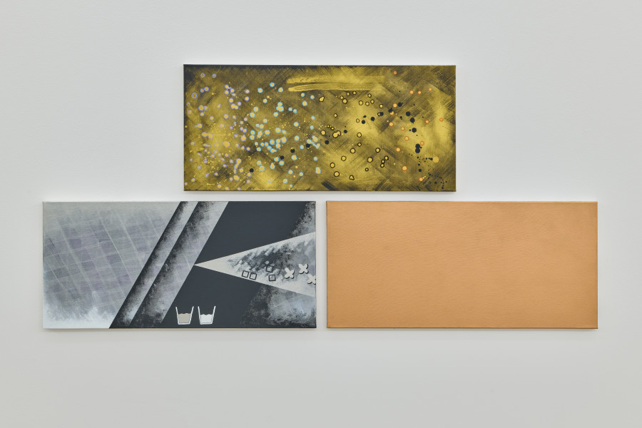 Exhibition view, Chris Lovasoa Kauffmann, Mammoth steps. One for Kevin, two for Lisa, Halle Nord, Geneva, 2025. Photo credit: © Thomas Maisonnasse / Halle Nord, 2025