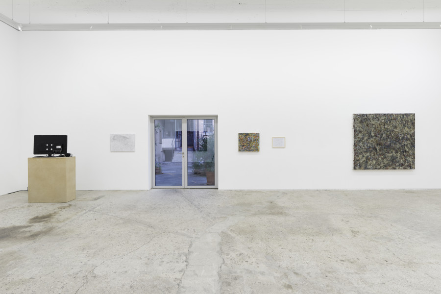 Exhibition view, Patrick Rohner, Batagaika Megaslump, Galerie Mark Müller, Zürich, 2025. Photo credit: Conradin Frei & Galerie Mark Müller, Zürich.