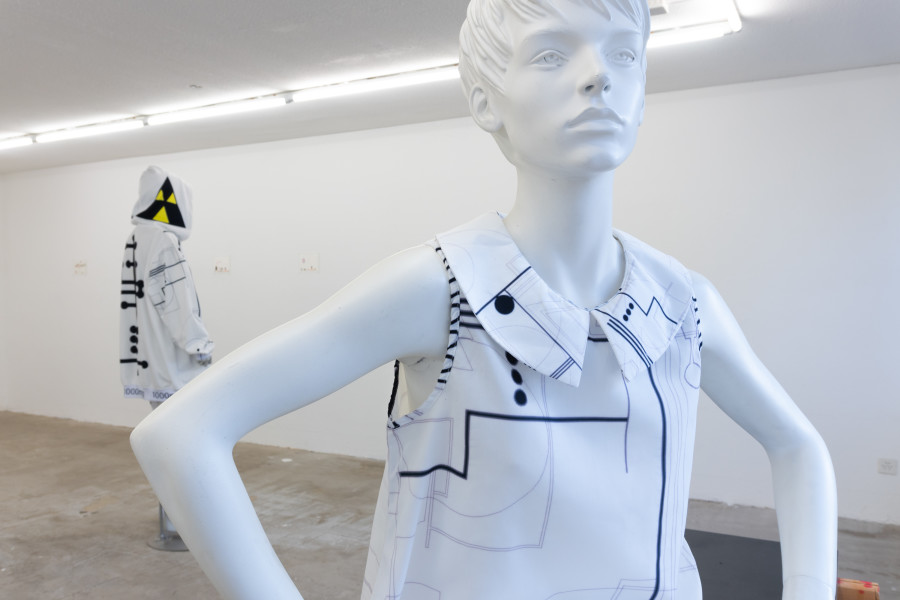 Exhibition view, Mix, Saehan Parc and Thilda Bourqui, Halmet, Zürich, 2026. Photo credit: WALENTINA