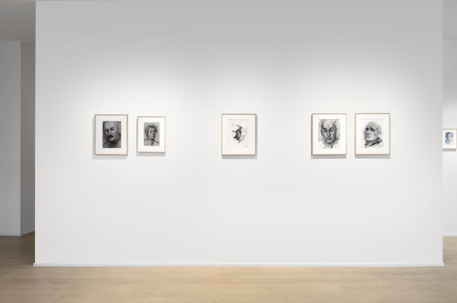 Exhibition view, Ernest Pignon-Ernest, Présences, Wilde, Geneva, 2026. Courtesy Ernest Pignon-Ernest and Wilde