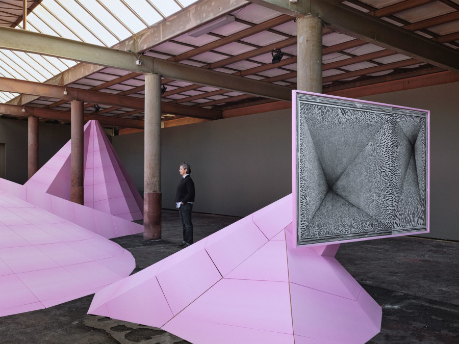 Installation view, Heiko Blankenstein, Counterworld 3.22, Kunsthalle Arbon, 2022. Photo: Ladina Bischof