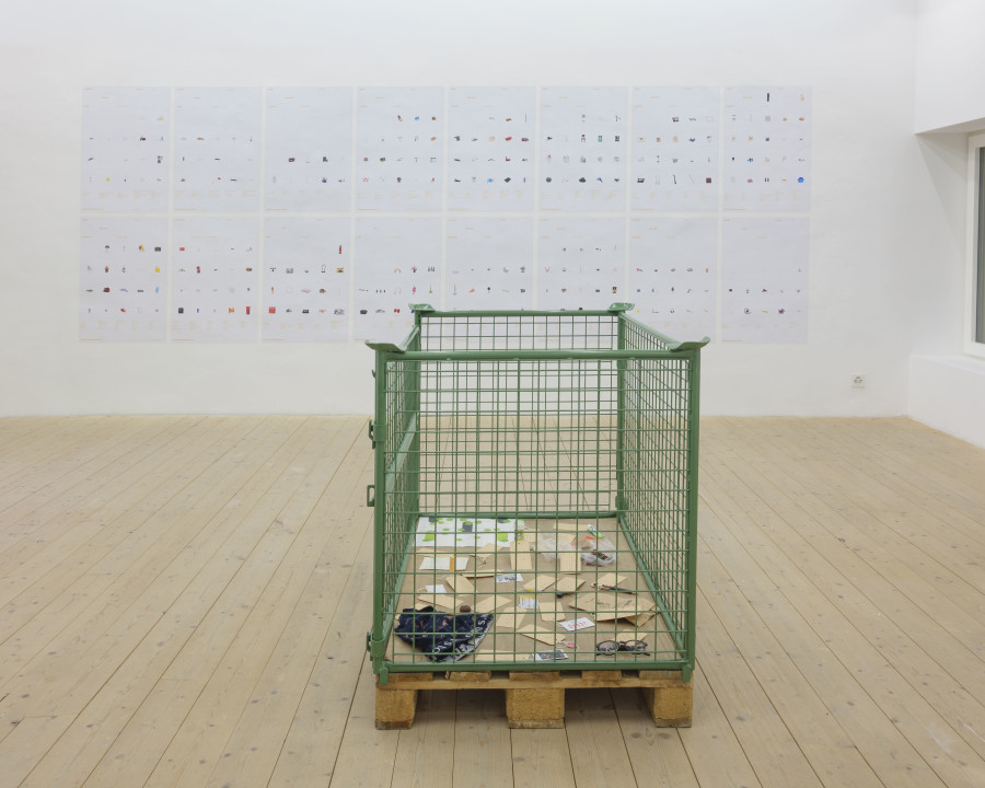 La Bibliothèque des Ready-Mades, A project initiated by Anaïs Wenger in collaboration with Florian Lüthi, Basile Jeandin, and Simon Hildebrandrand, 2025. Photo: S. Verdon