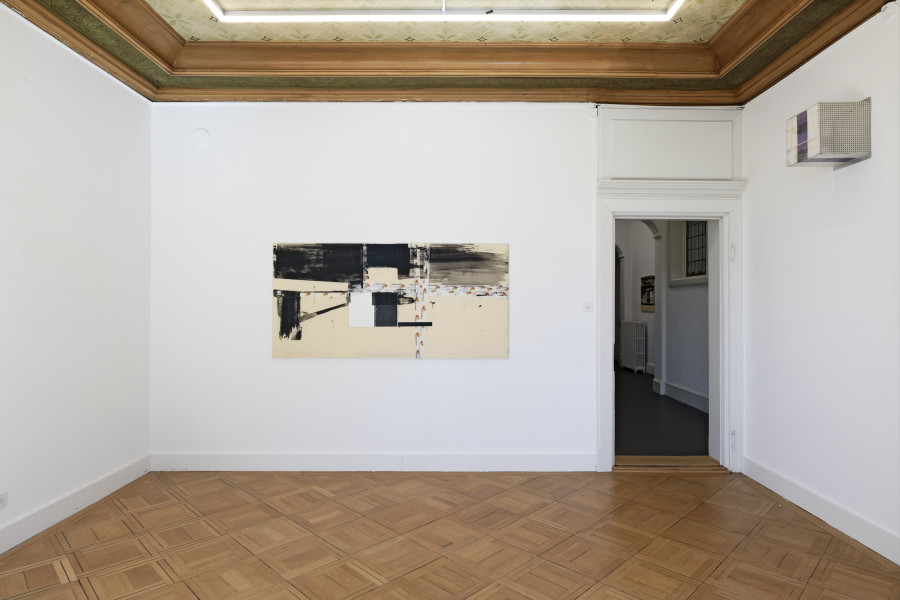 Installation view, Rafal Skoczek, Driftworks, Galerie Oskar Weiss, Zürich, 2025. Photo credit: Gina Folly