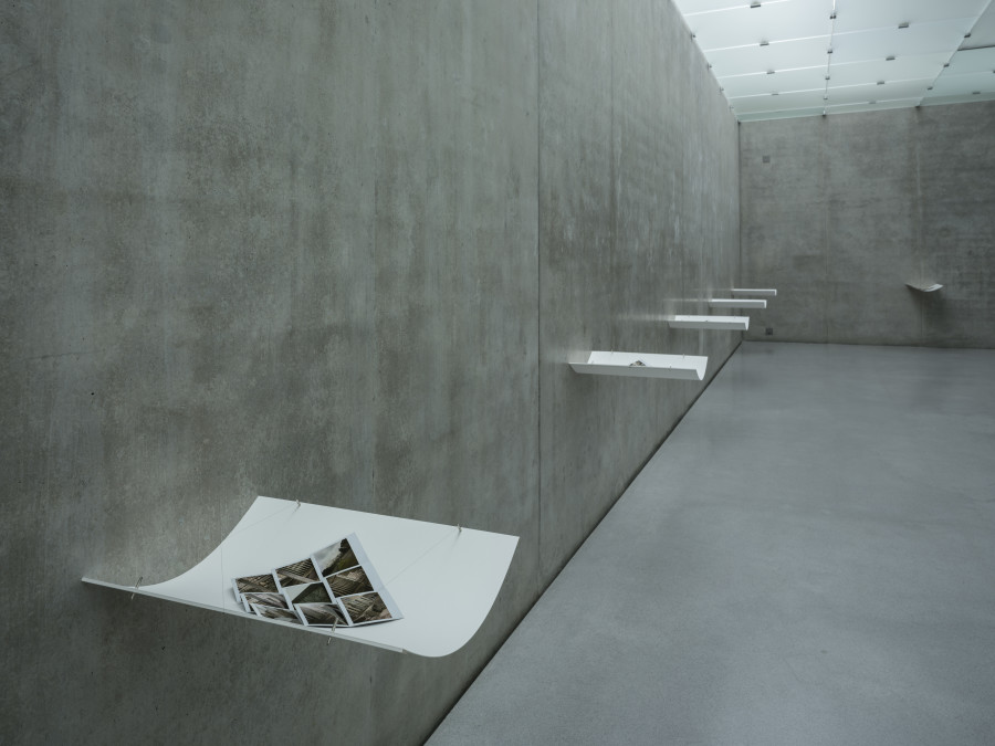Cyprien Gaillard, When you expect flutes, it’s whistles, Exhibition view first floor Kunsthaus Bregenz, 2026. Geographical Analogies, 2006 – 2026. Photo: Timo Ohler. © Cyprien Gaillard, Kunsthaus Bregenz. Courtesy of the artist, Sprüth Magers, Gladstone Gallery