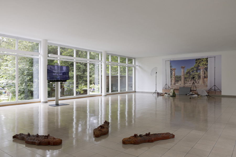 John Miller, The Ruin of Exchange, installation view, Kunsthaus Glarus, 2024. Photo: Gina Folly