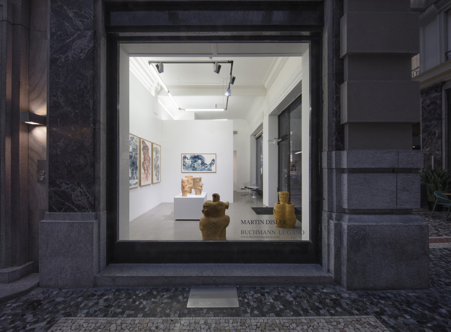 Martin Disler, installation view, Buchmann Lugano, 2022, photo-credit: Antonio Maniscalco