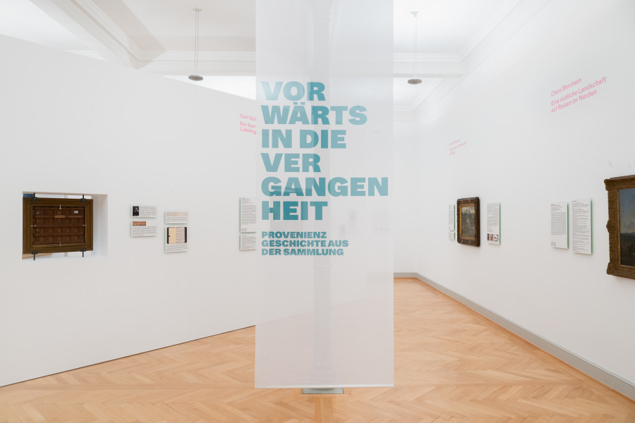 Exhibition view Forward to the Past, Kunstmuseum St. Gallen, September 7, 2024 to April 27, 2025 © Kunstmuseum St.Gallen, photo: Sebastian Stadler