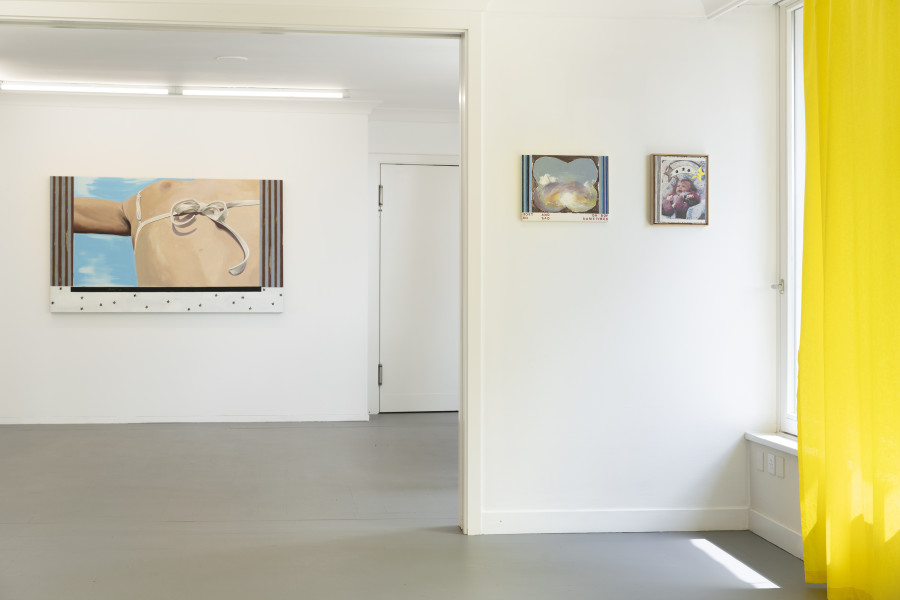 Exhibition view, Elise Corpataux, A Lifetime Waiting for Summer to Happen, suns.works, 2024. ©2024 suns.works and the artist. Photography: Claude Barrault, Remy Ugarte Vallejos et al.