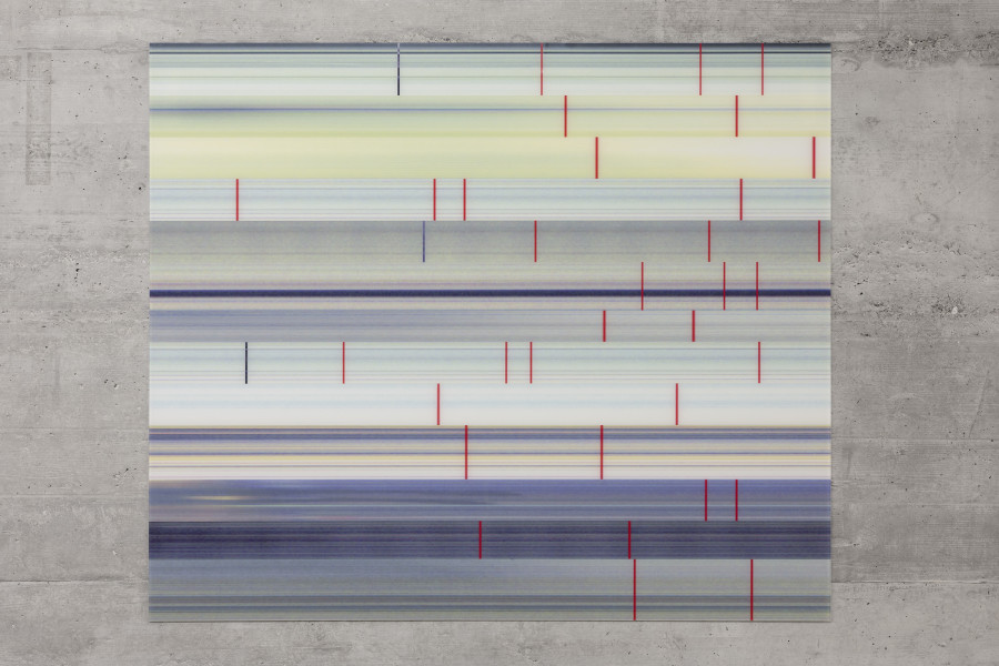 Photo Finish III, 2026, UV direct print on acrylic glass sheet, 110 x 130 cm. Photography: Gina Folly. Copyright and courtesy of the artist and For, Basel