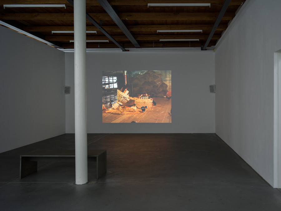 Pope.L, Small Cup (2008), installation view, Passages, Kunsthalle Friart Fribourg, 2026. Photo: Cedric Mussano. Courtesy the Estate of Pope.L