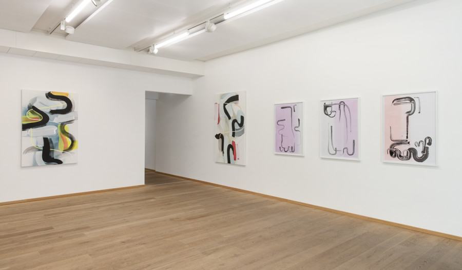 Marius Lüscher, New Shapes, Installation view, Livie Gallery, photos by Esther Mathis