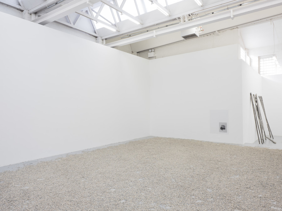 Window Grey, Pierre-Olivier Arnaud, Mio Chareteau, David Knuckey, exhibition view, 2023 Photo: Sebastian Verdon.