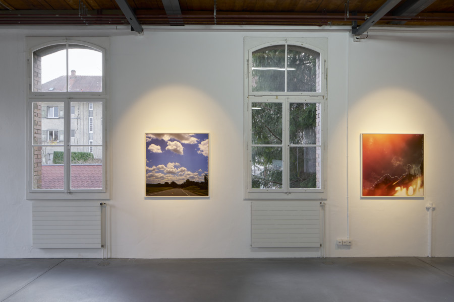 Installation view, Sky Hopinka, Our Ailing Senses, Kunsthalle Friart Fribourg, 2024. Photo: Guillaume Python. Courtesy Kunsthalle Friart Fribourg