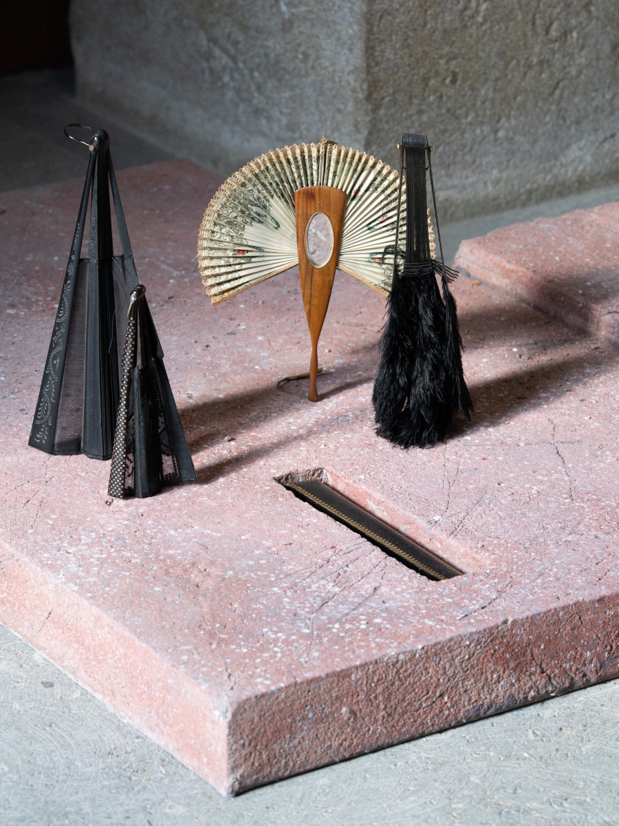 Exhibition view, Accoutrements, Rasmus Myrup, Centre d'Art Contemporain Yverdon-les-Bains (CACY), 2025-2026. Photo credit: Anne-Laure Lechat