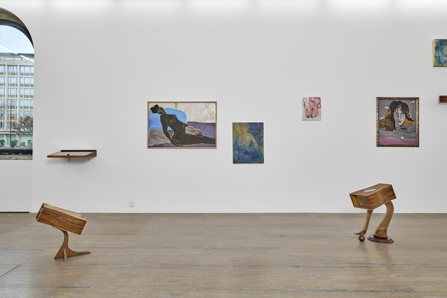 Exhibition view, Valse Velue, Cathy Josefowitz, Jessy Razafimandimby, Halle Nord, Geneva, 2026. Photo credit: © Thomas Maisonnasse / Halle Nord, 2026