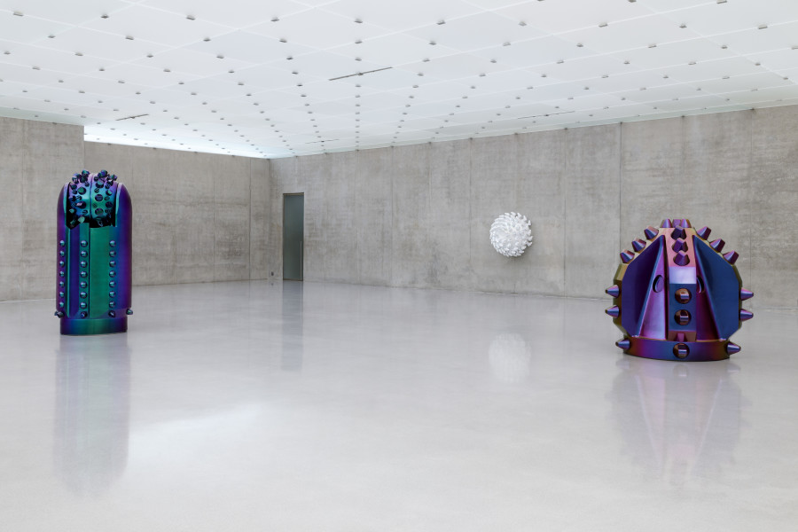 Monira Al Qadiri, Choreography of Alien Technology, Installation view first floor Kunsthaus Bregenz, 2023. Photo: Markus Tretter. Courtesy of the artist and König Galerie © Monira Al Qadiri, Kunsthaus Bregenz