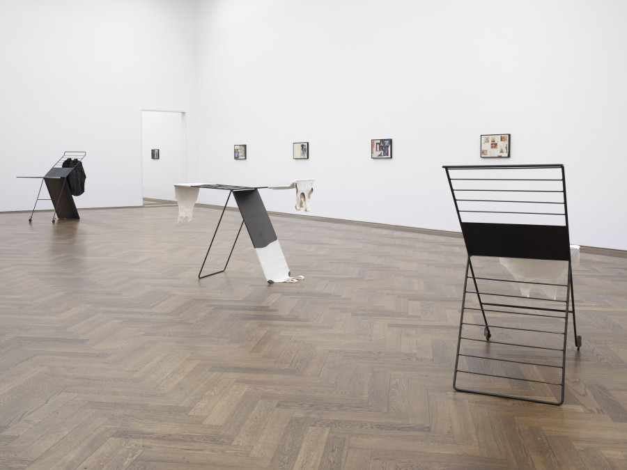 Troy Montes Michie, The Jawbone Sings Blue, exhibition view, Kunsthalle Basel, 2025, photo: Philipp Hänger / Kunsthalle Basel