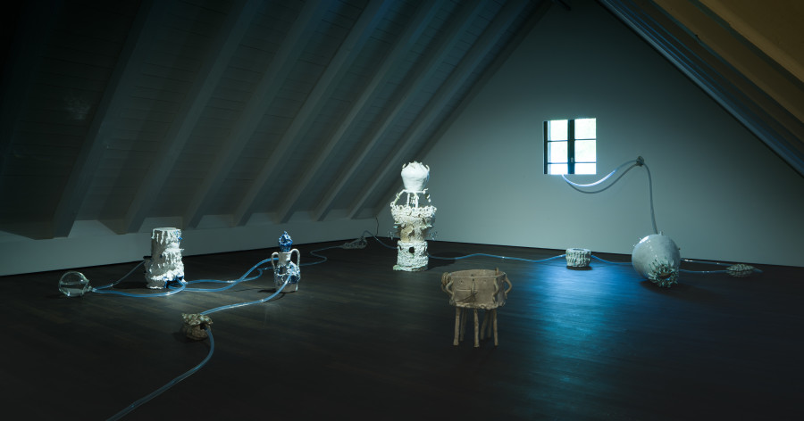 Exhibition view, Lulu&Whiskey, After the rain comes sun again, Benzeholz, Meggen, 2025. Photo credit: Ralph Kuehne