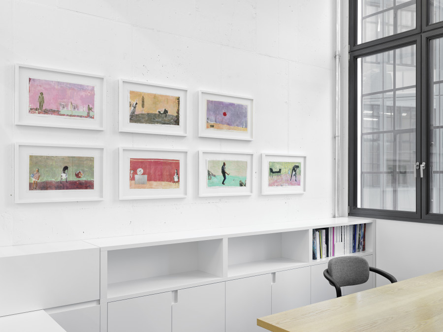 Installation view, Franz West, Die frühen Werke / Early Works, Galerie Eva Presenhuber, Maag Areal, Zurich, 2025. © Archiv Franz West © Estate Franz West. Courtesy the artist and Galerie Eva Presenhuber, Zurich / Vienna. Photo: Stefan Altenburger Photography, Zürich