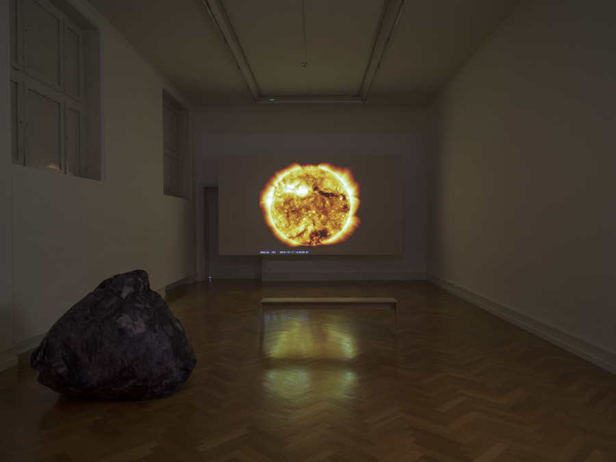 Exhibition view, ntu, Nolan Oswald Dennis, Tabita Rezaire, Bogosi Sekhukhuni, Kunsthalle Bern, 20