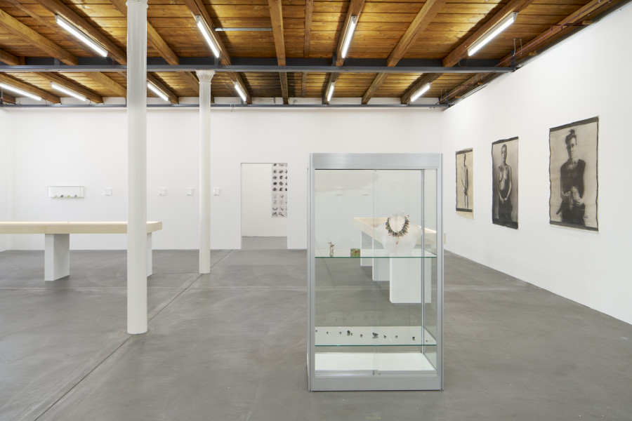 Exhibition view, Bernhard Schobinger, B.S. Kosmos, Kunsthalle Friart Fribourg, 2024. Photo: Guillaume Python. Courtesy Kunsthalle Friart Fribourg and the artist