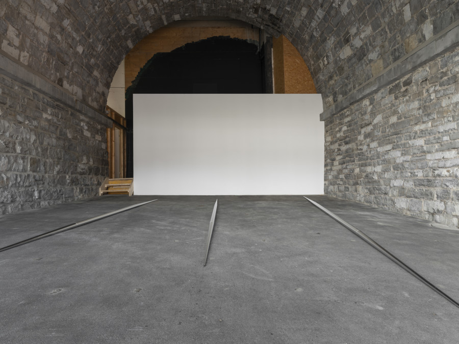 Installation view, Clémentine Adou, Public, Tunnel Tunnel, Lausanne, 2025. Photo credit: Julien Gremaud