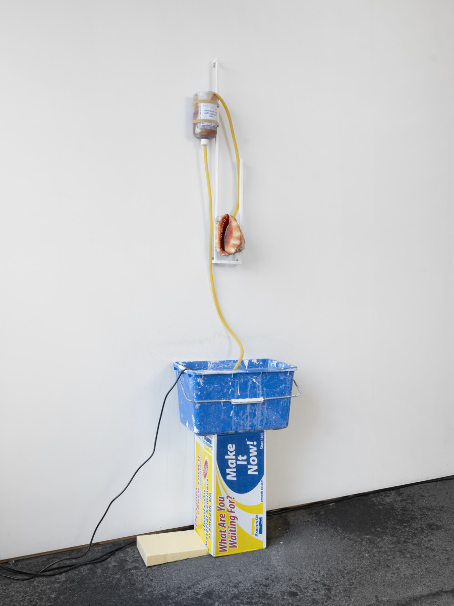 Installation view, Vanessa Safavi, WAVES IN THE CLOSET, Tunnel Tunnel, Lausanne, 2025. Photo credit: Julien Gremaud