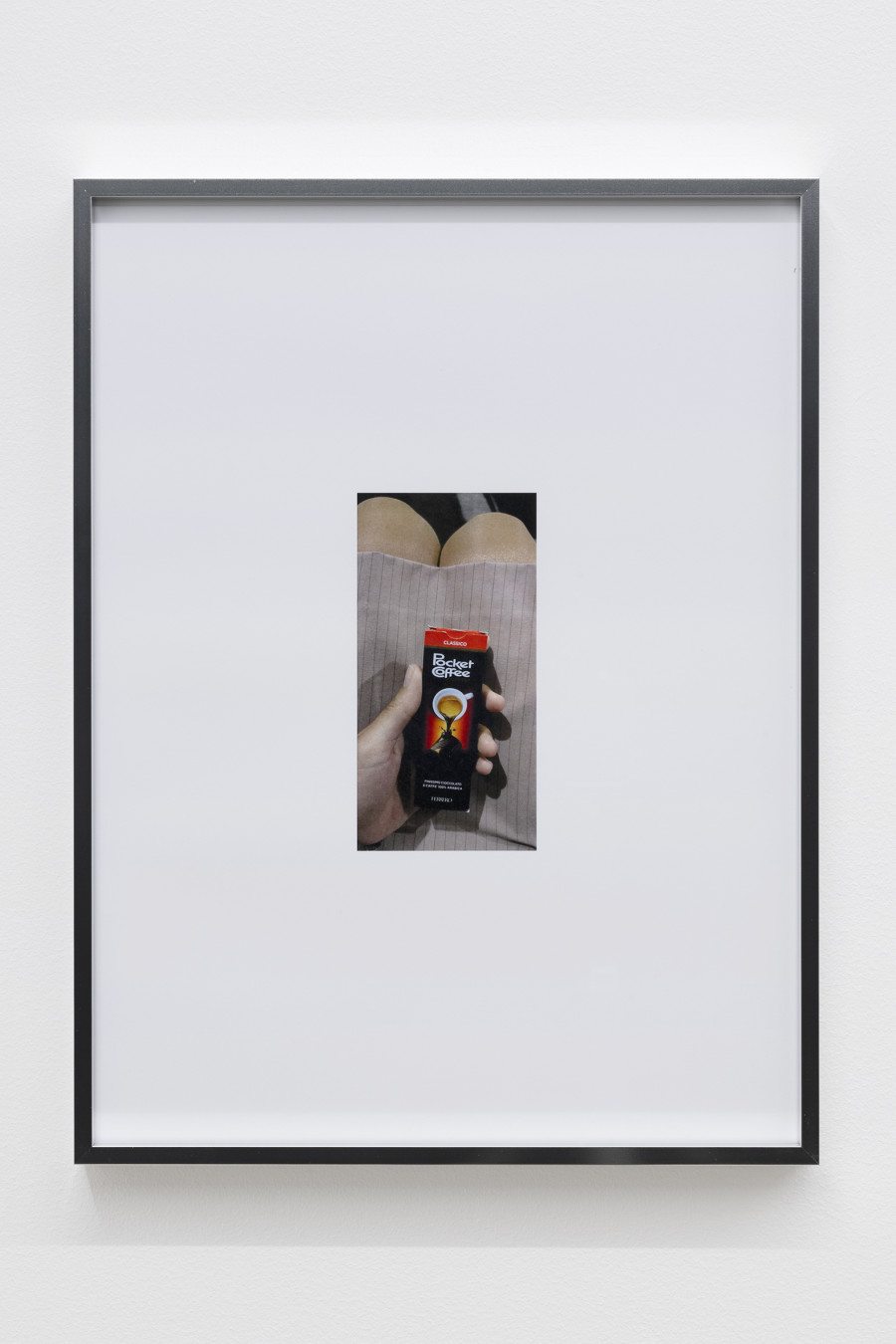 Mati Jhurry, duty free_Emirates Staff No.460596, 2025, Series of 9 photographs pulled from the archive of performance Emirates Staff no. 460596, digital print on paper, aluminium frame, 31 × 41 × 2 cm each. Photography: Gina Folly / all images copyright and courtesy of the artists and For, Basel