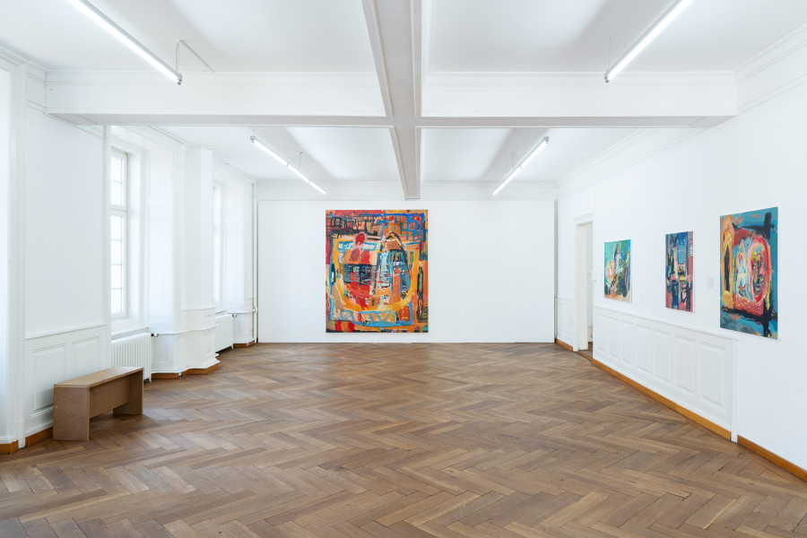 Max Hari, Ich schaue mir beim Sehen zu, 2020, Ausstellungsansicht Kunsthaus Langenthal, Foto: CE