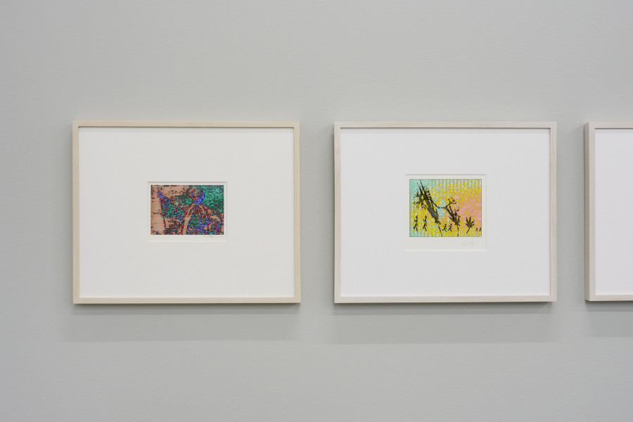 Installation view, Charlotte Johannesson, Carsten Niebuhr in Happy Arabia 1758, 1983 ; Walk, 1981-1986, Kunsthalle Friart Fribourg, 2023. Photo : Guillaume Python. Courtesy of the artist and Kunsthalle Friart Fribourg