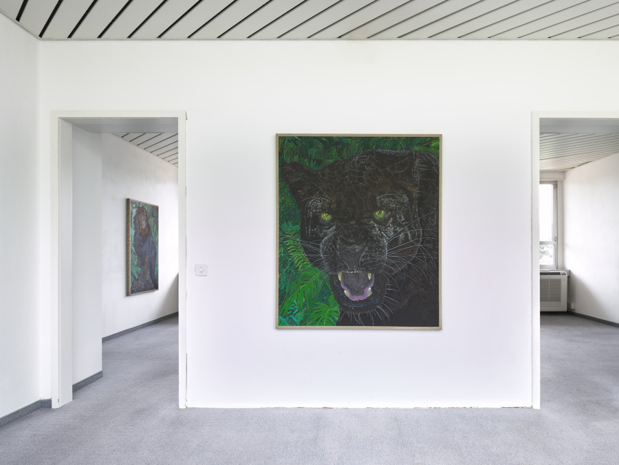Exhibition view, Matteo Callegari, Mother, flatmarkus, Kilchberg / Zürich, 2024. Photo credit: Felix Jungo. Courtesy of the artist and flatmarkus