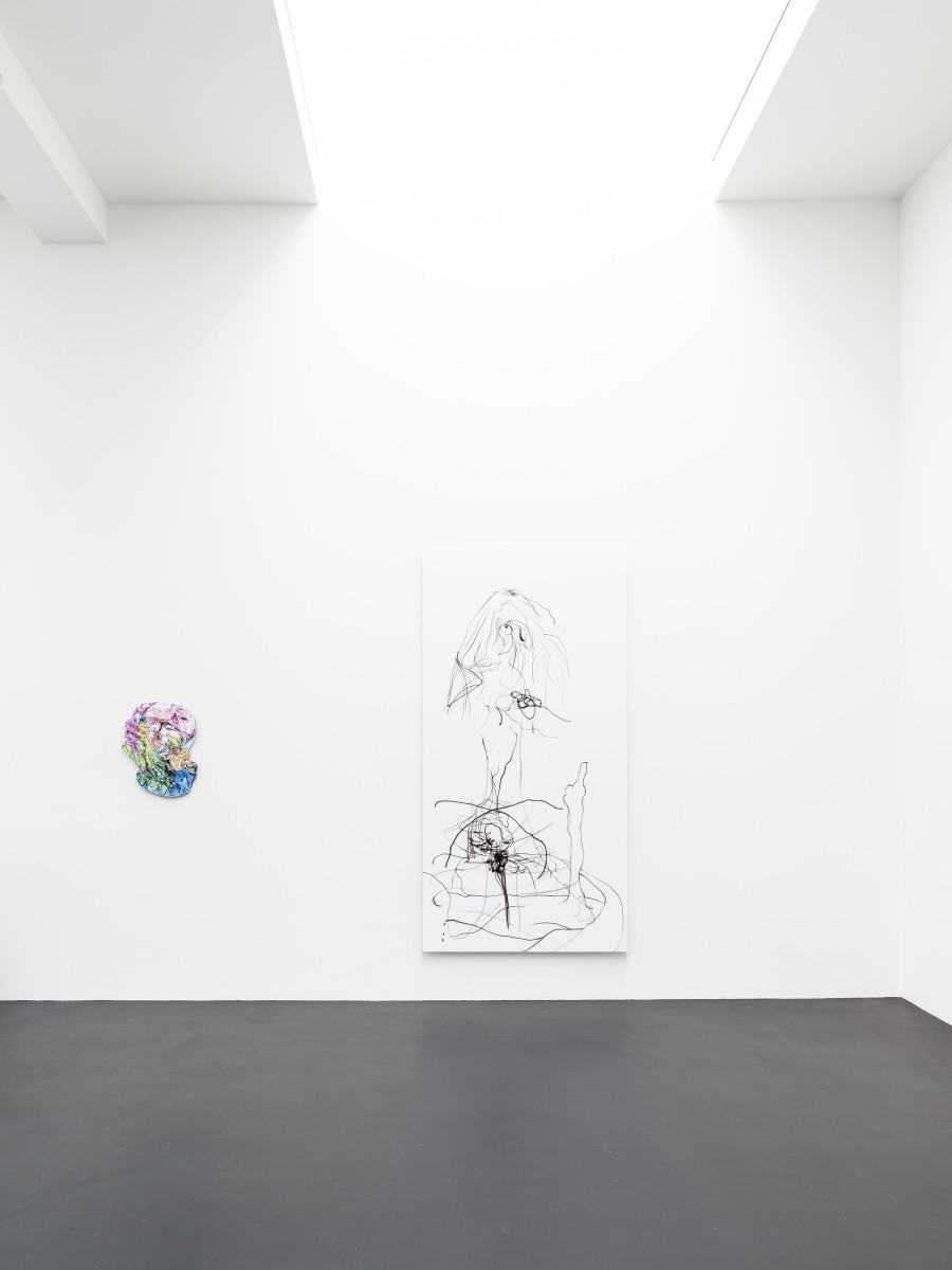 ’Flatlands' curated by Rachal Bradley and Inka Meißner, 2022.  Exhibition view, Galerie Gregor Staiger, Zurich Courtesy of the artist(s) and Galerie Gregor Staiger, Zurich