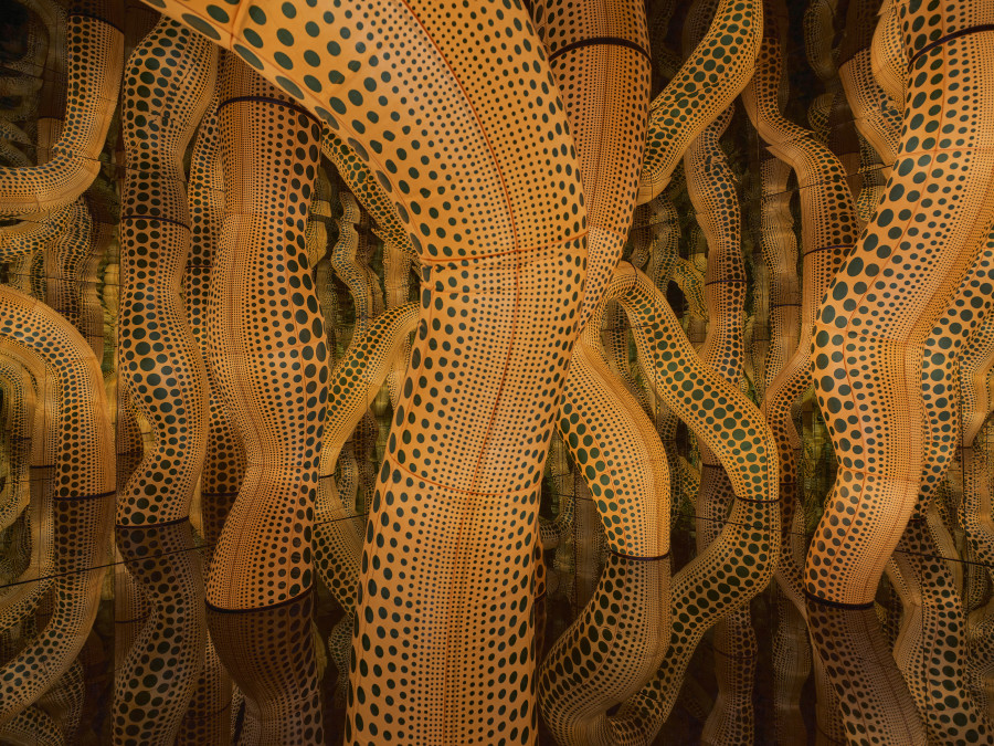 Installation view "Yayoi Kusama", Fondation Beyeler, Riehen/Basel, 2025. © YAYOI KUSAMA. Photo: Mark Niedermann