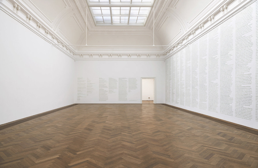 Iris Touliatou, Gift, Kunsthalle Basel, 2023, exhibition view, photo: Philipp Hänger / Kunsthalle Basel