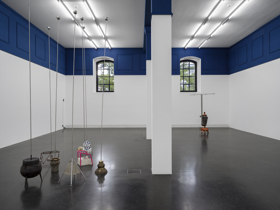 Installation view, Dozie Kanu, Galerie Francesca Pia, Zurich, 2022. Photo: Cedric Mussano