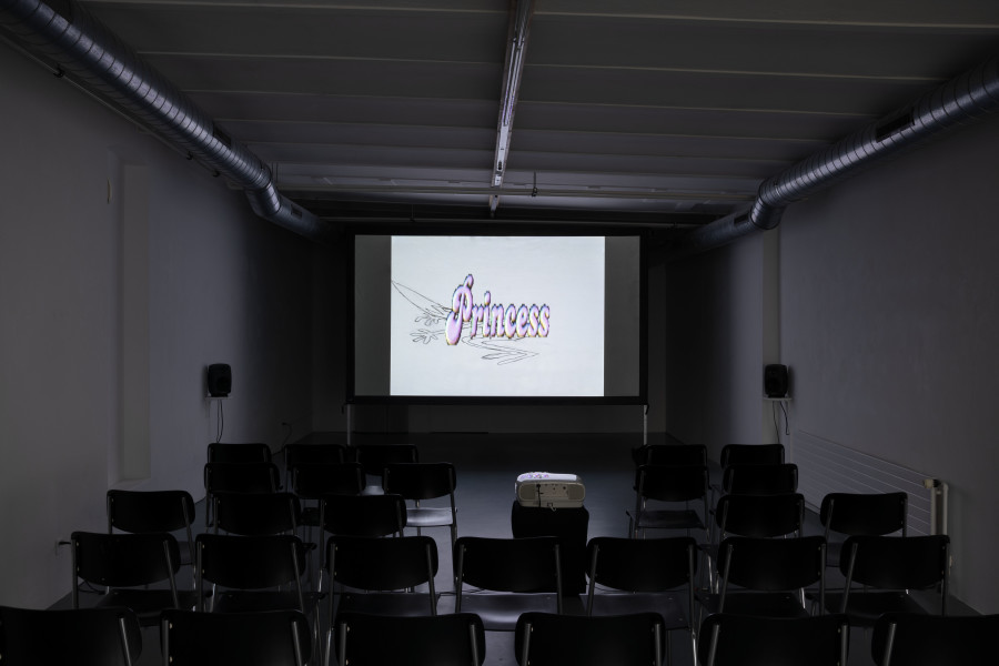 Samantha Aquilino, der salzmann kommt, 2025, Pencil on paper, found footage, 4:3 (colour, sound), 00:49’. Photo credits: marytwo