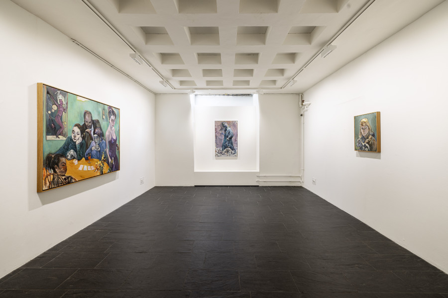 Exhibition view, Chen Zuo, Burn for the Day, Galerie Urs Meile, 2024-2025. Photo credit: Bruno Augsburger / Galerie Urs Meile