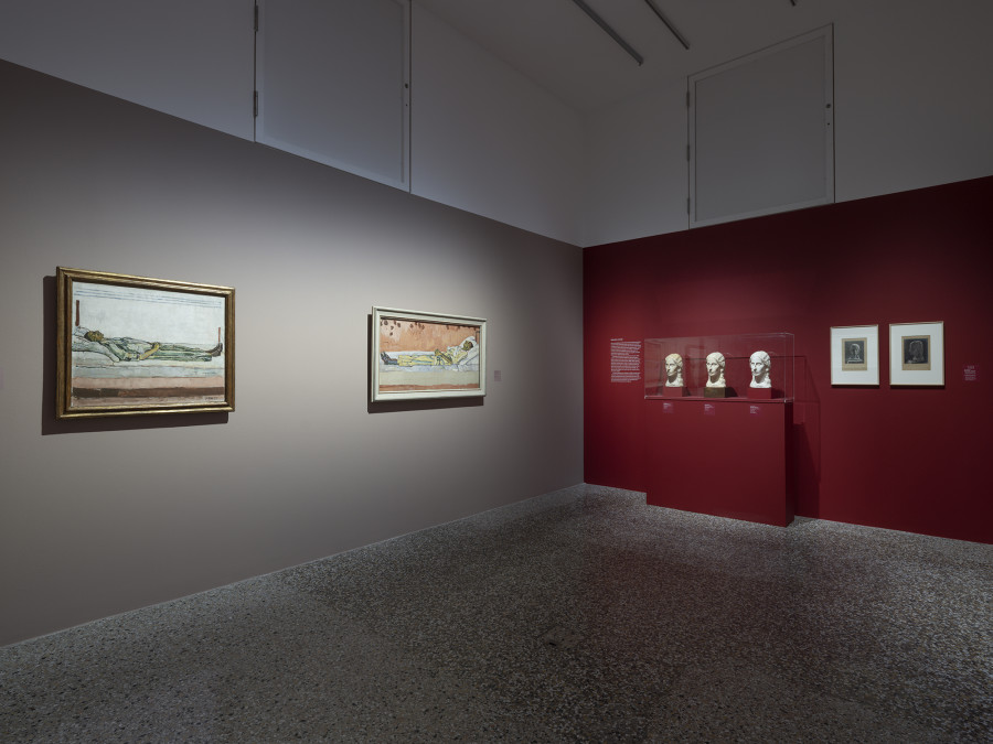 Ferdinand Hodler: Revoir Valentine, Exhibition view, 2023, Musée Jenisch Vevey, Photos: Julien Gremaud.